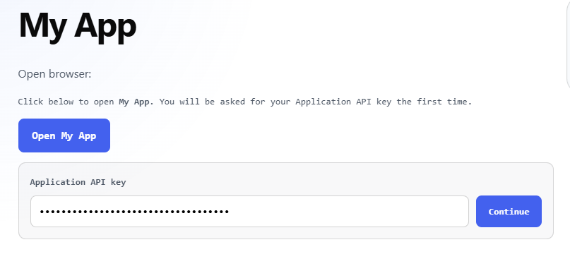 Enter API